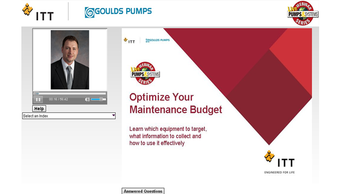 Optimize Your Maintenance Budget Webinar